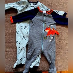 3-Pack Baby Boys Fox Sleep 'N Plays